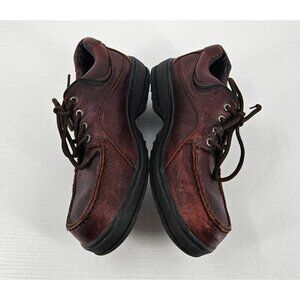 LEE Maverick Men Sz 9M Brown Leather Casual Lace Up Oxford Shoe